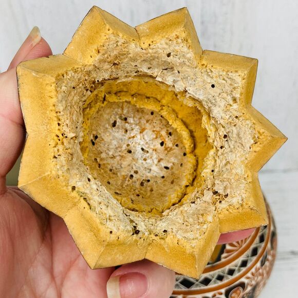 Peruvian Hand Carved Hollow Gourd Fold Art Decorative Scene Signed P. Osores - Picture 7 of 12